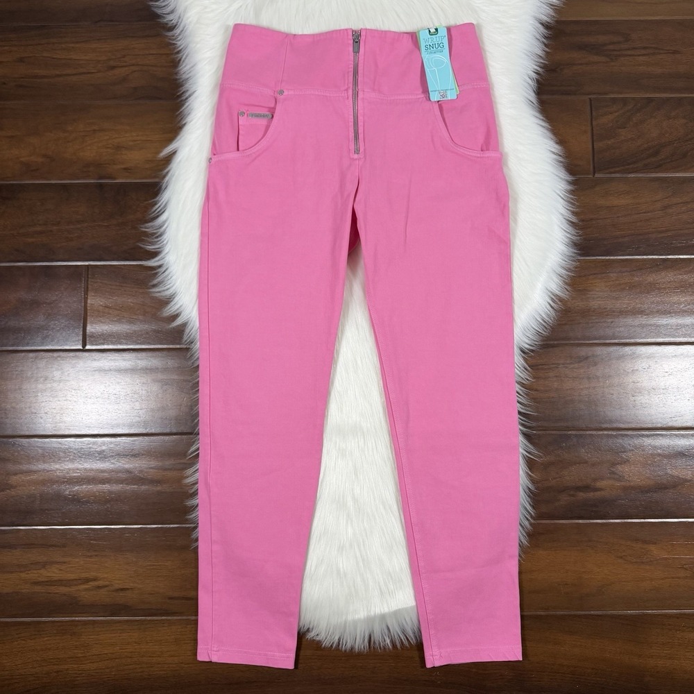 Freddy Women's Size Large / US 8 Pink WR.UP Snug High Waisted 7/8 Pants Jeans
